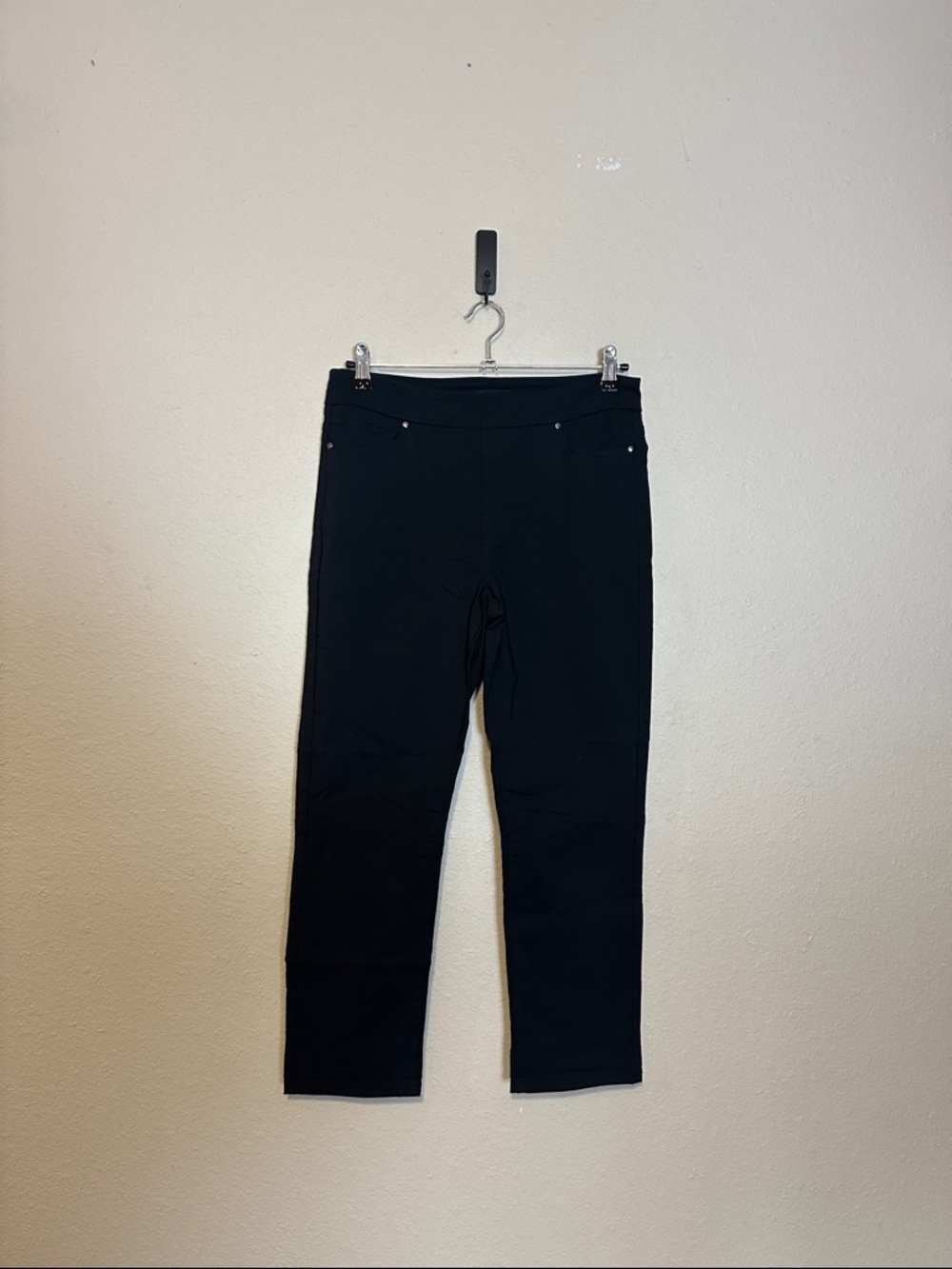 Mario Serrani Italy Black Dress Pants Pull On Size Medium